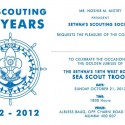 Golden Jubilee of Sea Scout Troop